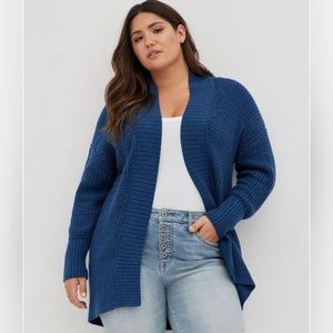 Torrid 10 Waffle Cardigan Sweater NWT 00x